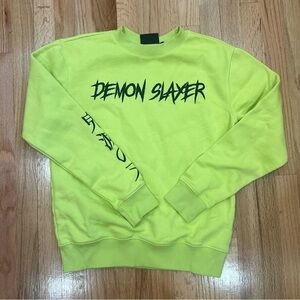 Demon slayer Vibrant Neon Crewneck Sweater
